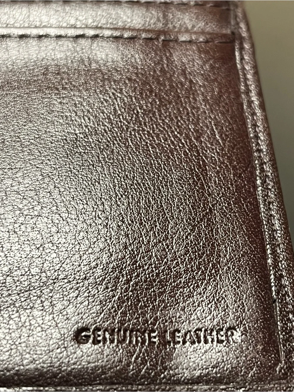 Kenneth Cole Dark Brown Leather Bifold vintage wallet - Picture 9 of 13
